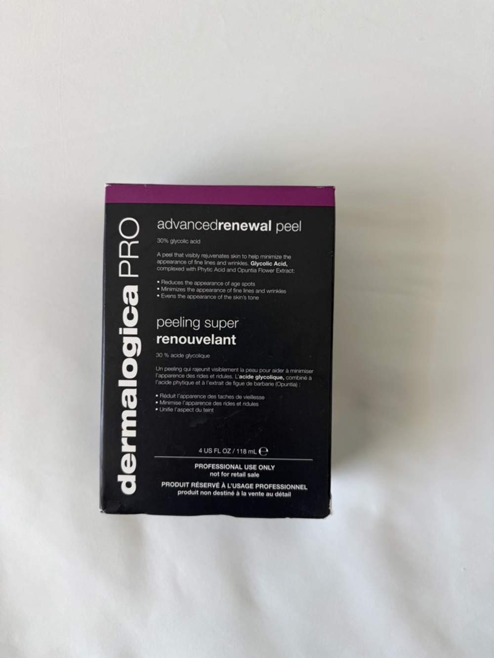 dermalogica Advanced Renewal Peel – Black with Purple Trim